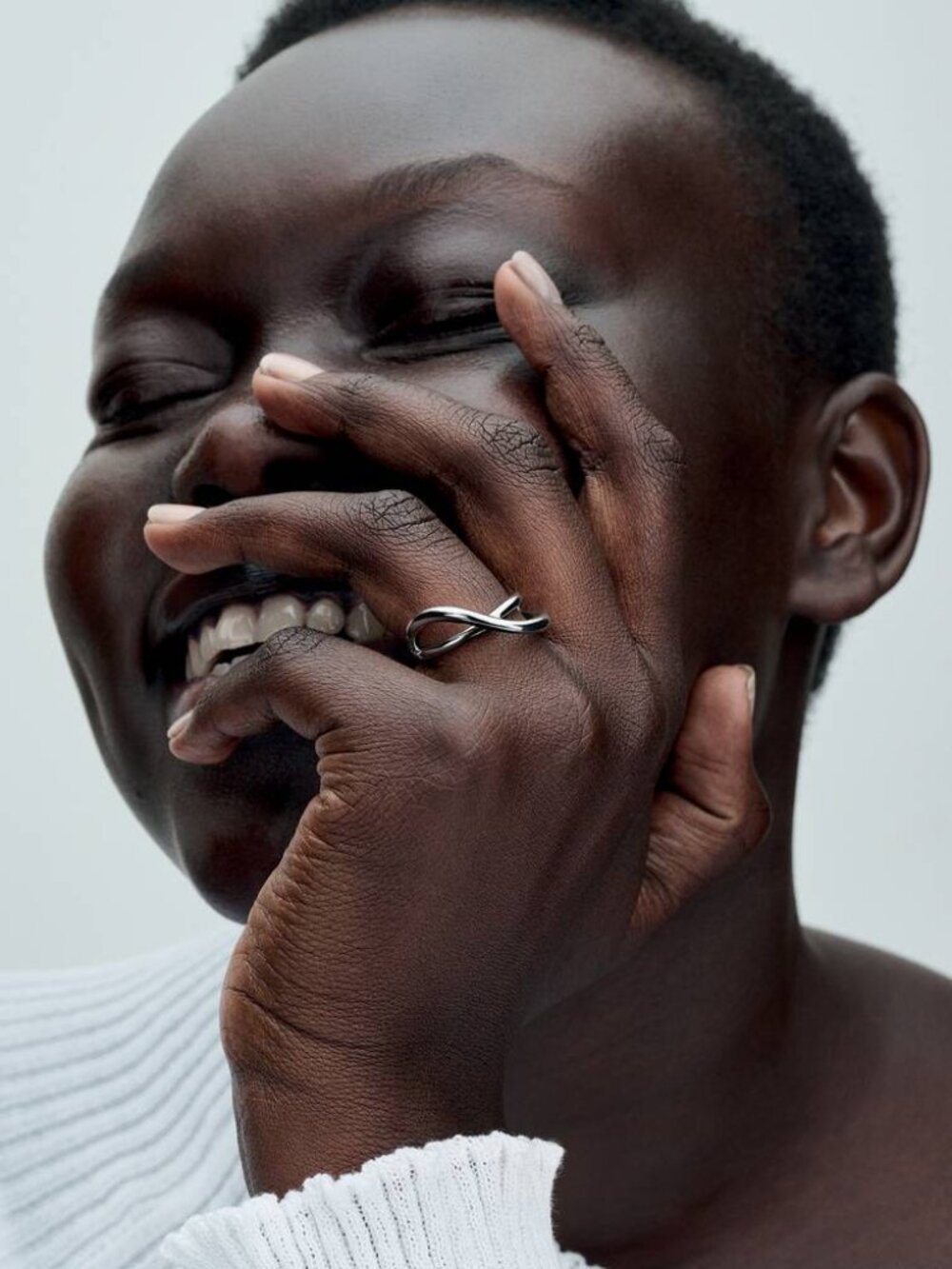 Pandora Organically Shaped Infinity Ring - Picture 4 of 5